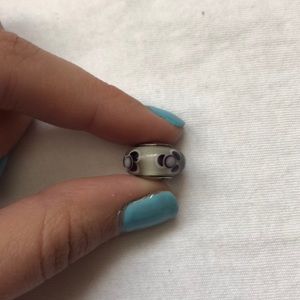 Glass pandora charm